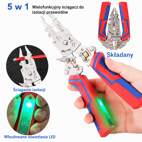 Wielofunkcyjne szczypce 5w1
